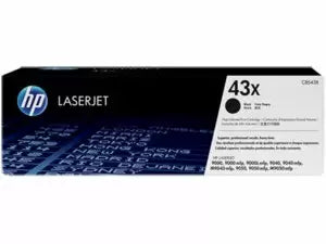 HP 43X Black Toner Cartridge, C8543X