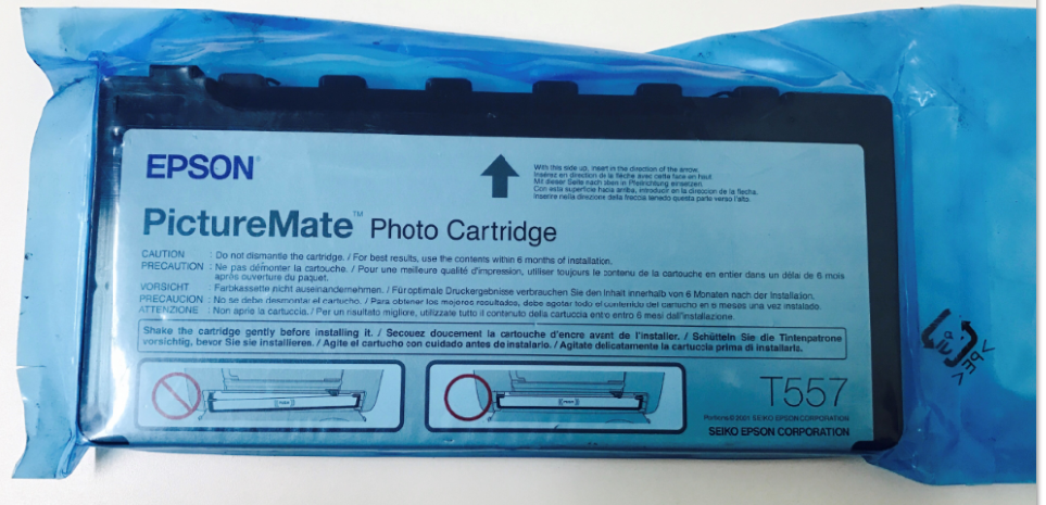 New, Pre-Owned - Genuine Epson T557 PictureMate Photo Cartridge.