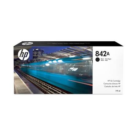 New, Pre-Owned, Original HP 842A High Yield Black Ink Cartridge, C1Q45A