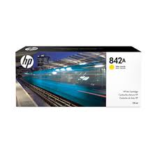 New, Pre-Owned, Original HP 842A High Yield Yellow Ink Cartridge, C1Q48A