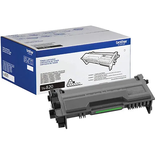 Brother TN820 High Yield Black Toner Cartridge, TN820