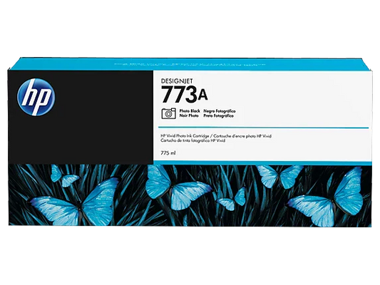 Original HP 773A Standard Yield Photo Black Toner Cartridge