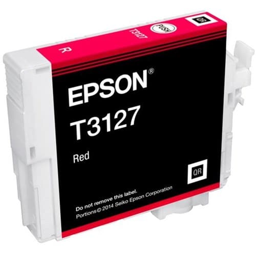 Genuine Epson T3127 Red UltraChrome Hi-Gloss2 Ink Cartridge