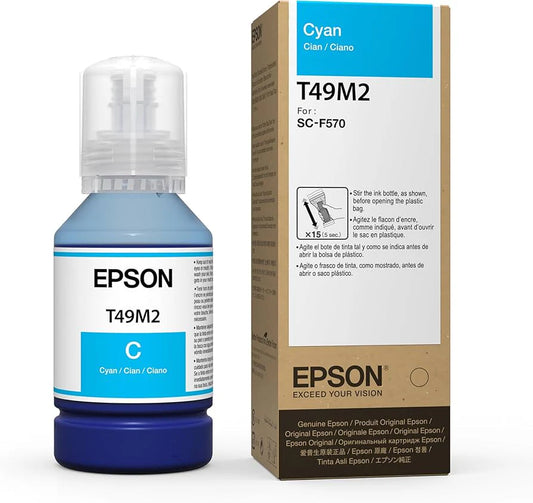 Genuine Epson 140ml Cyan Ink Bottle