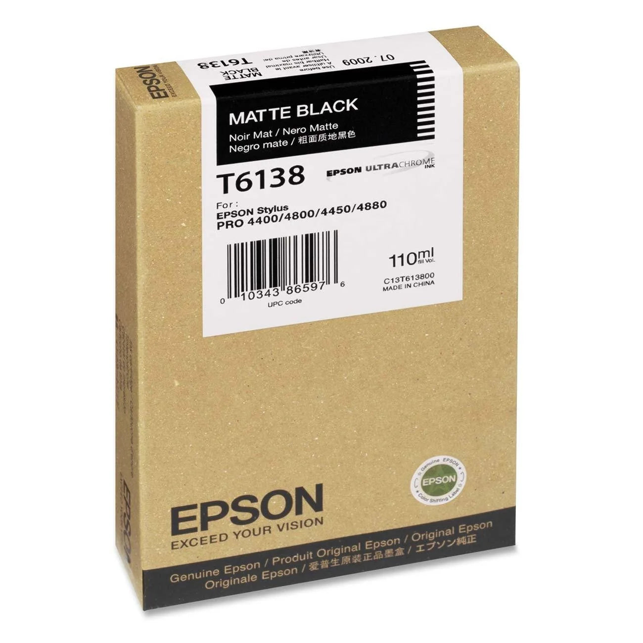 Genuine Epson 110ml Matte Black Inkjet Cartridge