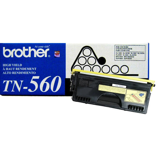 Genuine Brother (TN560) High-Yield Black Toner Cartridge