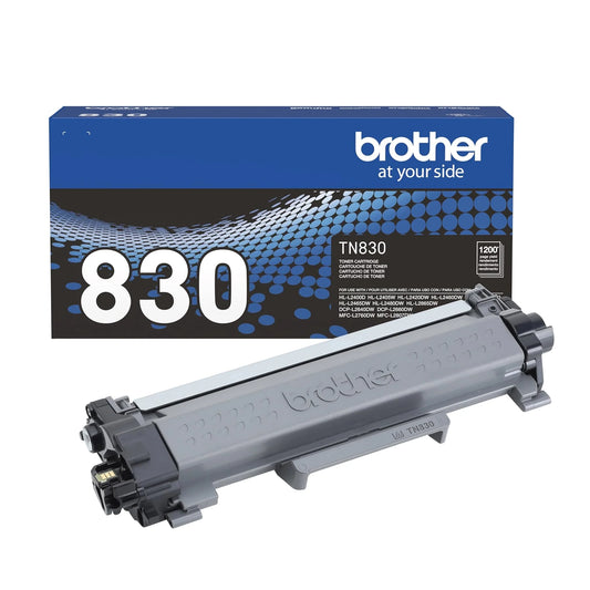 Genuine Brother 830 Black Standard Yield Printer Toner Cartridge