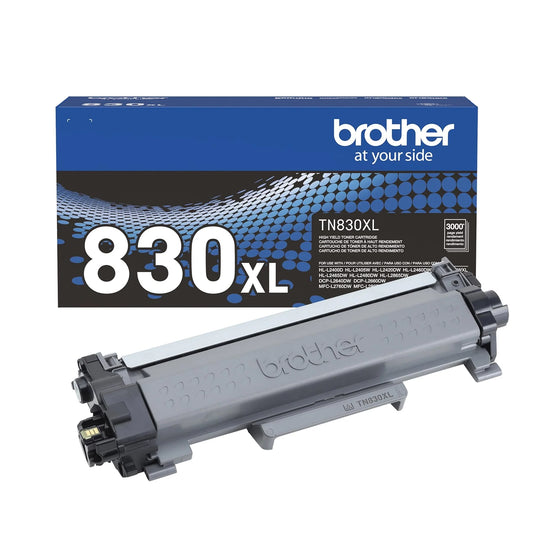 Genuine Brother TN830XL Black High Yield Printer Toner Cartridge