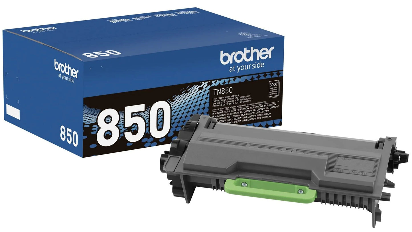 Genuine Brother TN850 High Yield Black Toner Cartridge